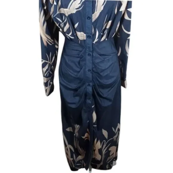 CHIC ME NAVY & CREAM DRESS SZ.S EUC.  GORGEOUS DRESS IN EXCELLENT USED CONDITION - Picture 4 of 7